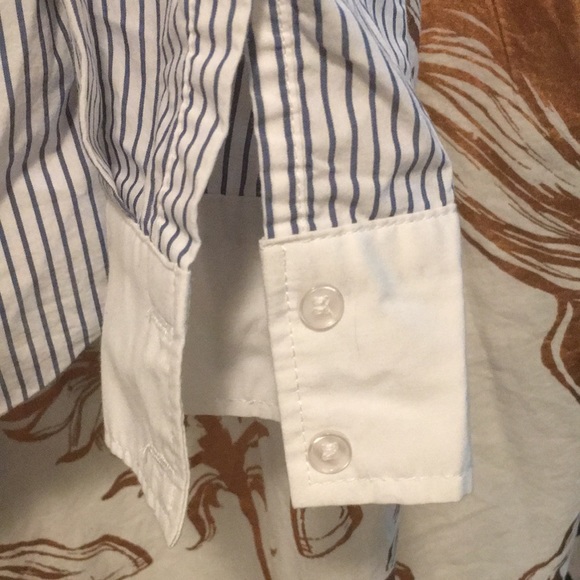 Women’s George Pinstripe Button Down - Picture 3 of 4